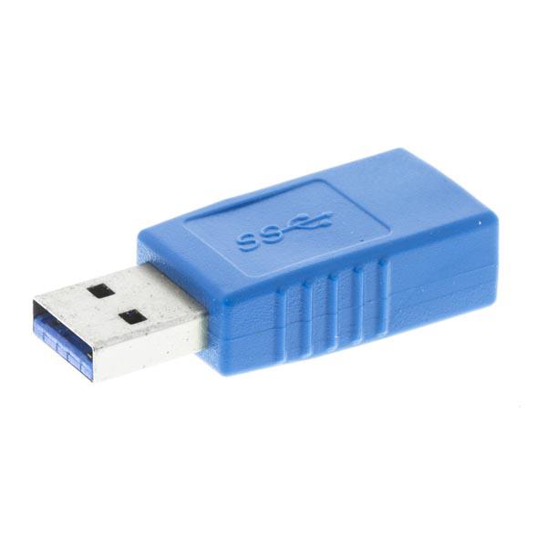 DELTACO USB 3.0 sovitin, Tyyppi A ha - Typ A na, sin