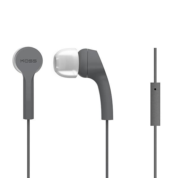 Koss Hörlur KEB9iGRY Grå In-Ear med one touch mic