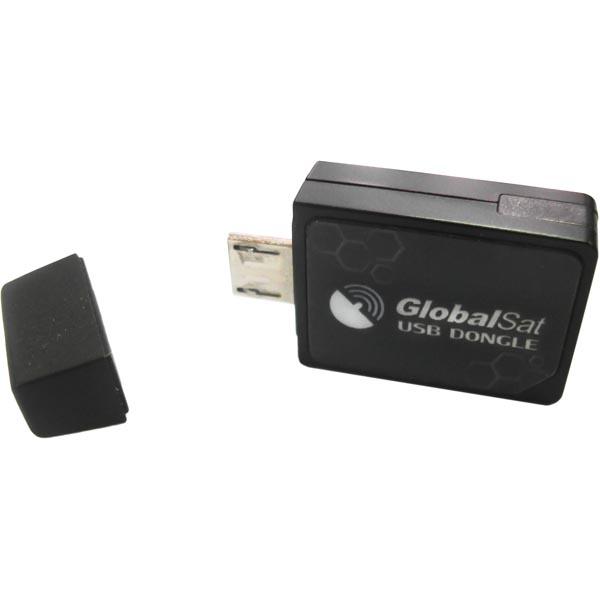GlobalSat ND-105C, GPS-vastaanotin, jossa micro USB, 66-kanavaa, musta