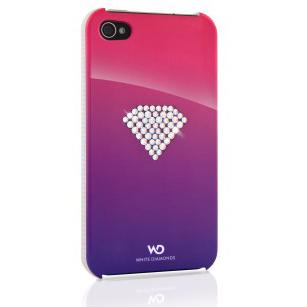 WHITE-DIAMONDS Rainbow Pink Cover to iPhone 4 4s
