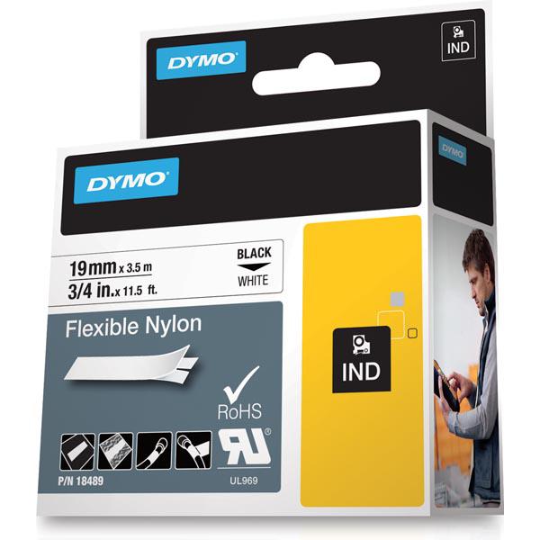 DYMO Rhino Professional, joustava merkkausteippi nyloni, 19 mm