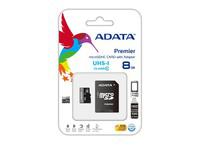 ADATA 8GB MicroSDHC UHS-I Class10 +ad