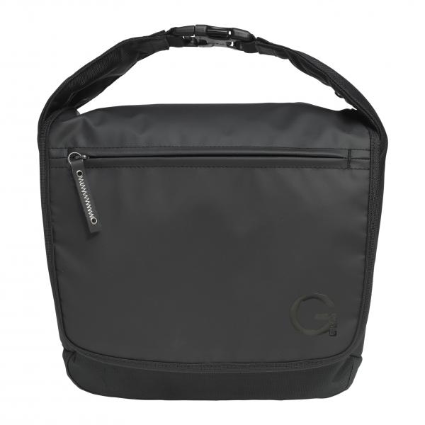 Golla G1366 TREVOR M Black. Golla Camera Bag, shoulder, Iso poistettava sisäosa (suoja kameralle), useita taskuja, topattu paikka iPadille (tai muulle tabletille). Ulkomitat: 280*210*140