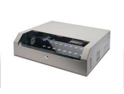 DIGITUS WALL MOUNTING CABINET, SOHO, SLIM, 145X525X475 MM 3U ROTATABLE, 2U FIX, COLOR GREY (RAL 7035)