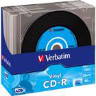Verbatim CD-R, 52x, 700 MB/80 min, 10-pakkaus slimcase, vinyyli