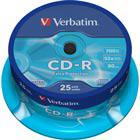 Verbatim CD-R, 52x, 700 MB/80 min, 25-pakkaus, spindle
