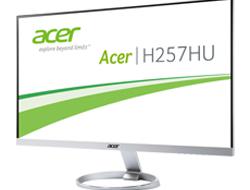Acer H257HU 25" 2560 x 1440 DVI HDMI DisplayPort