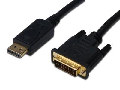 Cable display port to DVI 2.0m M/M black