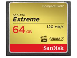 SANDISK CF Extreme 64GB 120MB/s UDMA7