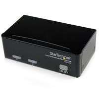 StarTech.com 2 Port Professional USB KVM  Kit Cables KVM switch Desktop