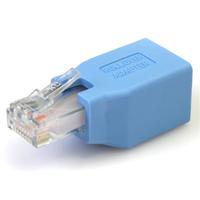 StarTech.com Cisco Console Rollover Adapter for RJ45  Cable - Network adapter cable - RJ-45 (M) to RJ-45 (F) - blue - ROLLOVER Kabel til netvrksadapter Bl