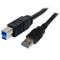 StarTech USB 3.0 A to B 3m M/M Black