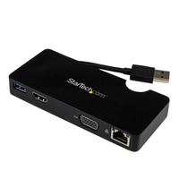 StarTech Travel Laptop Dock HDMI VGA Black