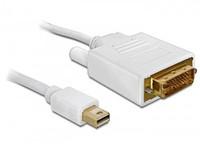 Delock Cable mini DisplayPort male to DVI 24+1 male 1 m