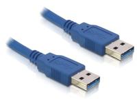 DeLOCK USB 3.0 -kaapeli, Type A uros - Type A uros, 1m, sininen