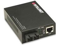 Intellinet Converter Fast Ethernet Fast Ethernet Media Converter, 10/100Base-Tx to 100Base-Fx (SC) Multi-Mode, 2 km (1.24 mi) (Euro