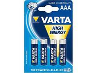 1x4 Varta High Energy Micro AAA LR 03
