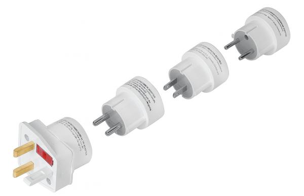 Hama  Universal II  Travel Adapter Plug Set, 4 pieces