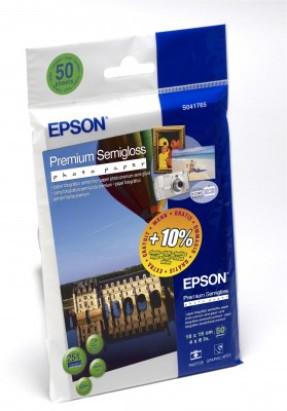Epson Premium Semigloss Photo Paper - valokuvapaperi - 50 arkki (arkit) - 100 x 150 mm - 251 g/m²