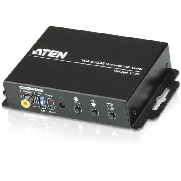 Aten signaalinmuunnin VGA  analogin./digitaal. ääni - HDMI, 1080p, mu