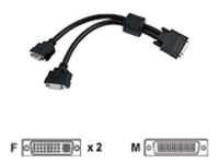 MATROX LFH60-to-DVI dual-monitor adapter cable (60-pin LFH60 to dual DVI-I)