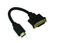 Adapter DVI-F -  HDMI-M, 15CM