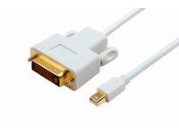 Mini DP-DVI M-M 1M White