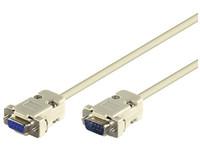 MicroConnect D-SUB/RS-232-D-SUB/RS-232 30m, DB9-DB9 M/F RS-232 sarja jatkokaapeli, serial cable.