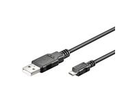 MicroConnect Micro-USB Type B - Type A, USB 2.0 Cable, 1m