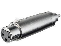 MicroConnect XLR Adaptor 3 pin XLR - RCA F-M
