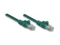 Network Cable, Cat5e, UTP 0.5m vihreä