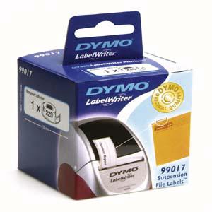 DYMO LabelWriter riippukansioetiketit, 50x12 mm, valk, 1-pakkaus