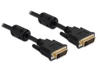 DeLock Cable DVI 24+5 male > DVI 24+5 male, 3 m, black