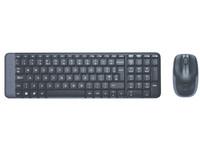 Logitech MK220 Compact Wireless Keyboard and Mouse Combo for Windows, 2.4 GHz Wireless with Unifying USB-Receiver, Wireless Mouse, 24 Month Battery Life