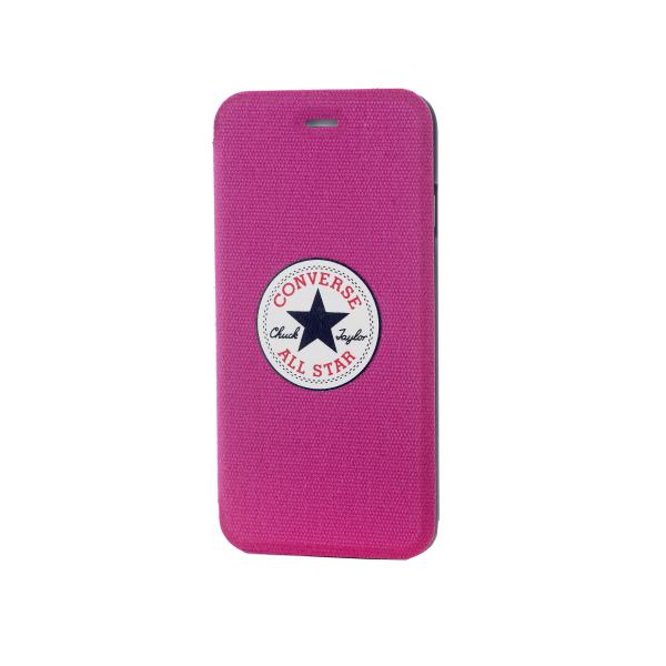 CONVERSE iPhone6 5,5" Booklet Canvas Pink