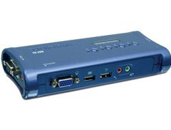 4-Port USB KVM Switch Kit with Audio