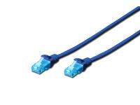 CAT 5e U-UTP patch cable. PVC 5m sininen