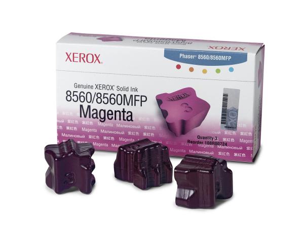 Colorstix/magenta f Phaser 8560/MFP 3stk