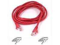 Belkin CAT 5 e network cable 0,5 m UTP red snagless