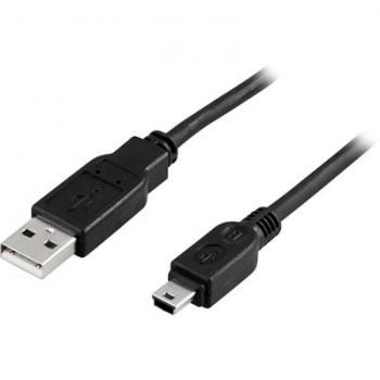 USB kaapeli A - Mini B u-u, 1m
