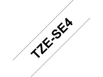 Brother Security tape Schriftb. TZeSE4 18mm white/blk