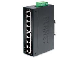 PLANET IGS-801T  8x 10/100/1000, -40...+75C Industrial Switch, IP30