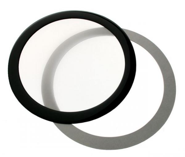 DEMCiflex Round Dust Filter 120mm Black/White