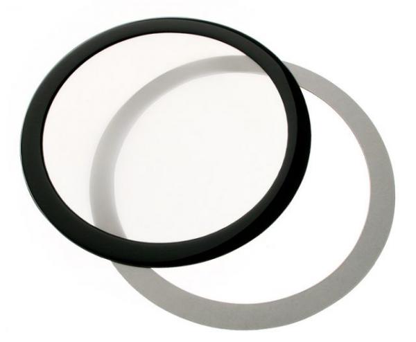 DEMCiflex Round Dust Filter 140mm Black/White