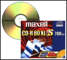 Maxell CD-R 52x,700 MB/80 min,spindle, printable valk., 50-pakkaus