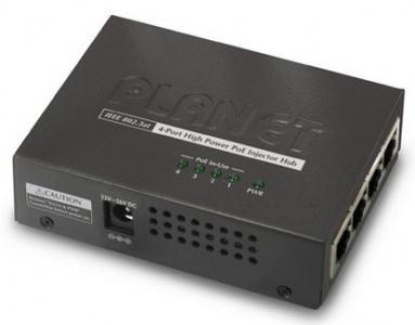 PoE+ 4-port Hub 120W IEEE802.3at/802.3af