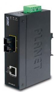 Industrial Media Converter SM 100BaseTX-FX IP-30 -40...+75C