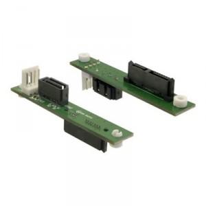 Slimline SATA > SATA 7-pin adapteri, 4-pin floppy