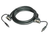 KRAMER VGA+audio cable, M-M / 3m