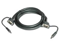 KRAMER VGA+audio cable, M-M / 10.7m